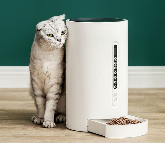 Alimentador inteligente para mascotas Suministros para mascotas Temporización