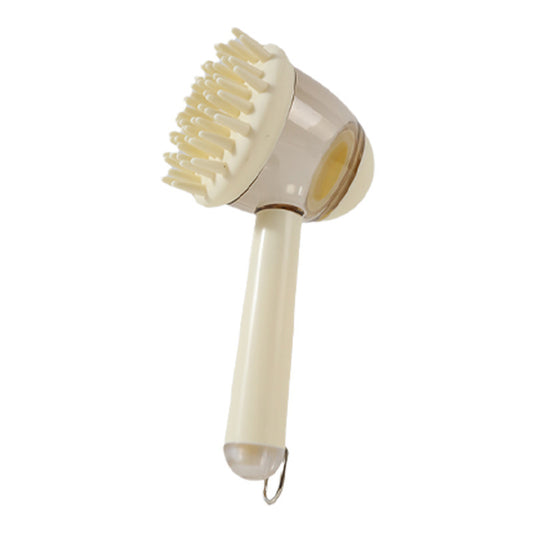Cepillo de masaje para mascotas Cepillo de baño de silicona Productos para mascotas