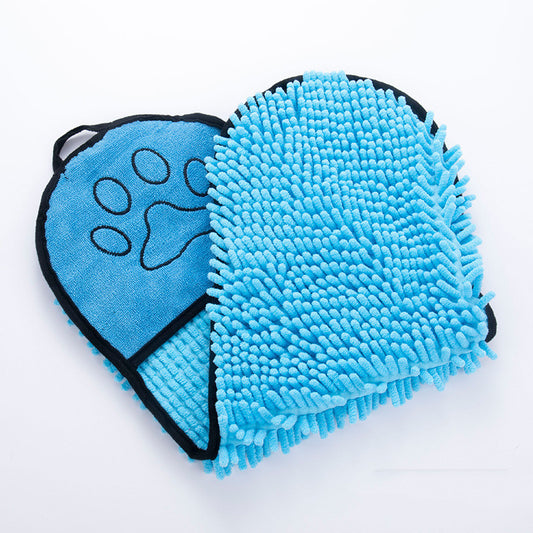 Toallas para perros y gatos, albornoz superabsorbente de microfibra, de secado rápido, para mascotas